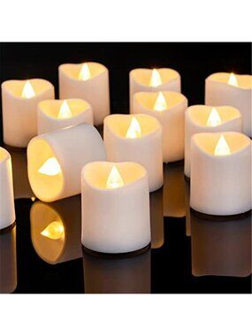 LED Flameless Votive Candles Battery Operated Flickering Wedding Home Decor